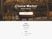Tablet Screenshot of choicemarket.net